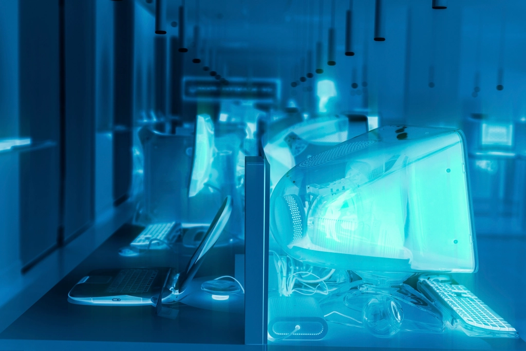 Free blue light computer lab