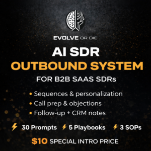 AI SDR Outbound System for B2B SaaS