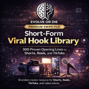 Short-Form Hook Library: 300 Proven Opening Lines